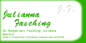julianna fasching business card